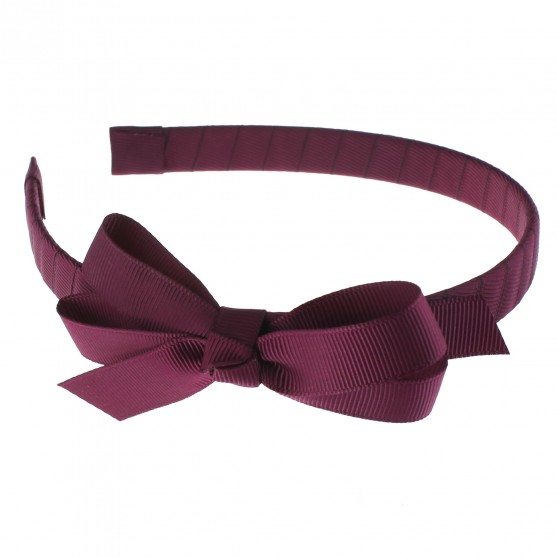 Red Garbow Hairband with Bow - 10 per pack