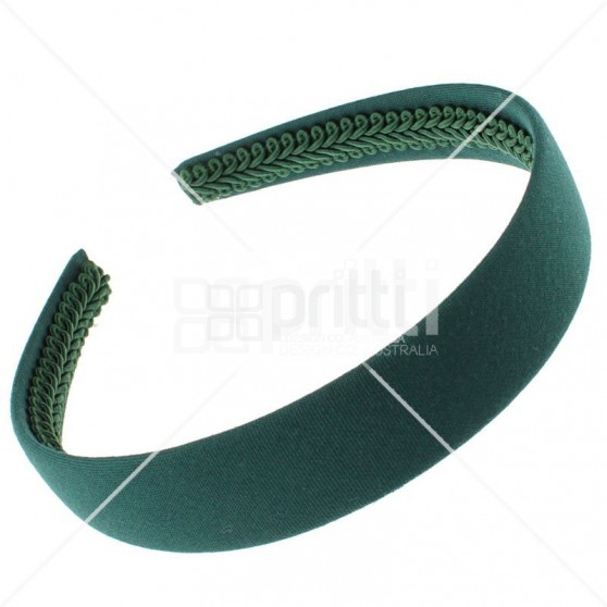 Holly Green Alice Wide Hairbands - 10 per pack