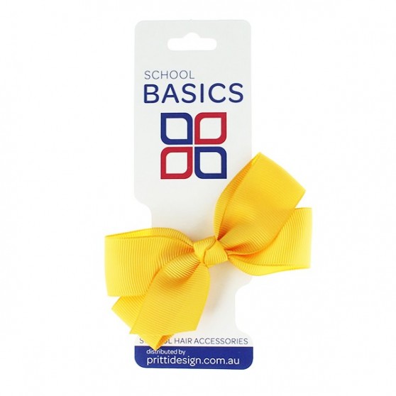 Gold Small Jani Bow on Clip - 10 per pack
