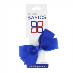 Royal Blue Small Jani Bow on Clip - 10 per pack