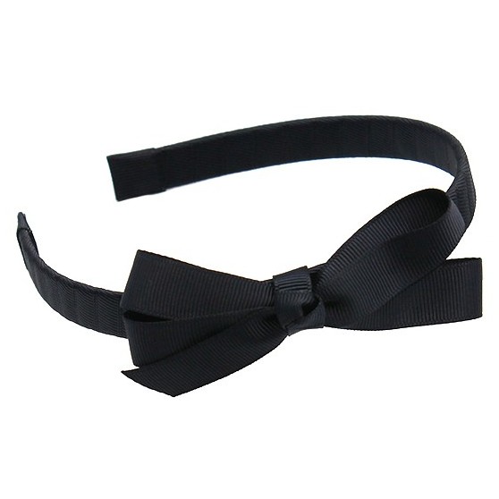 Midnight Blue Hairband with Jani Bow - 10 per pack