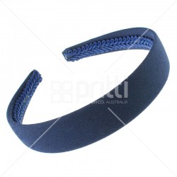Navy Blue Alice Wide Hairband - 10 per pack