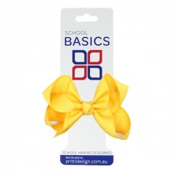 Gold Small Shilo Bow on Elastic - 10 per pack