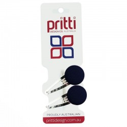 Midnight Button Clips - 10 per pack