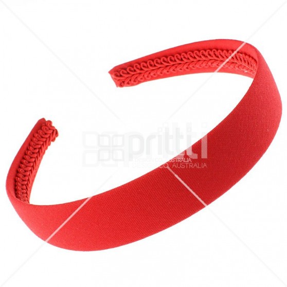 Red Alice Wide Hairband - 10 per pack