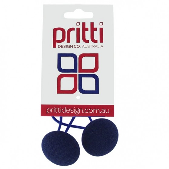 Royal Blue Button Pony-O's - 10 per pack