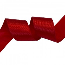 Red 100m Roll of 22mm Wide Ribbon - per roll