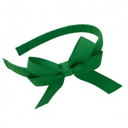 Green Hairband with Jani Bow - 10 per pack