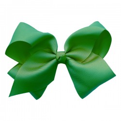 Green XLarge Shilo Bow on Clip - 10 per pack