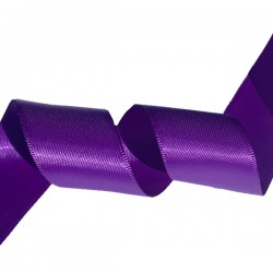 Purple 90m Roll of Ribbon 25mm Wide - per roll