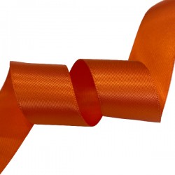 Orange 90m Roll of Ribbon 25mm Wide - per roll