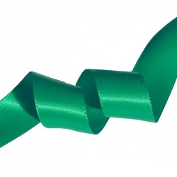 Green 90m Roll of Ribbon 25mm Wide - per roll