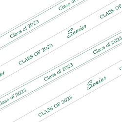 Class of 2023 Printed Ribbon