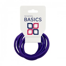 Purple Medium Snag Free Elastics - 10 per pack
