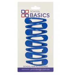 Navy Blue Snap Clips - 10 per pack