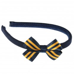 Striped Bow Hairbands 